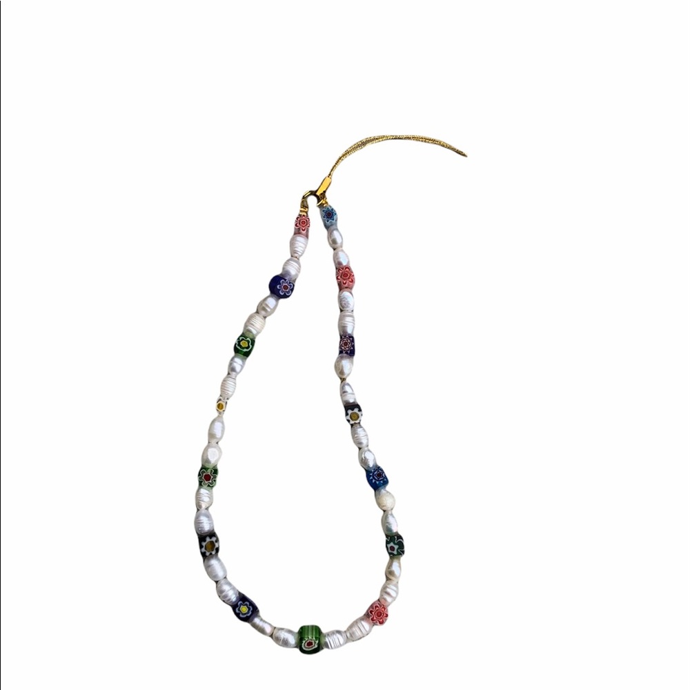 Phone Charm Phone Beaded Pearl Strap